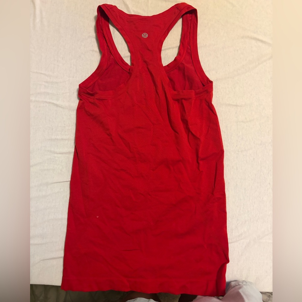 lululemon athletica Bright Red Racerback Tank